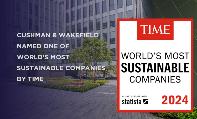 Cushman & Wakefield named one of world‘s most sustainable companies