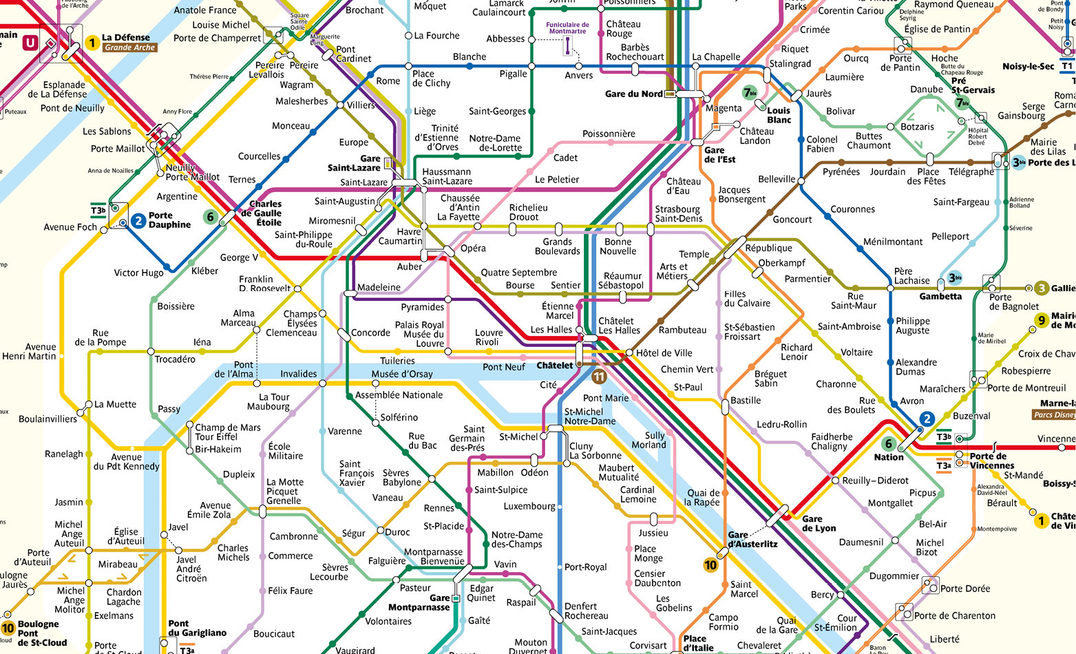Valeurs locatives bureaux et stations de métro dans Paris et sa périphérie