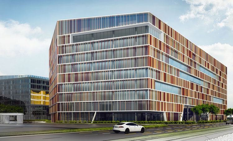 Liberty office building in Budapest by WING