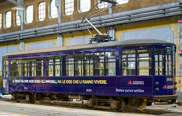 Cushman & Wakefield leads the way for innovation in Milan: a tram to rethink real estate