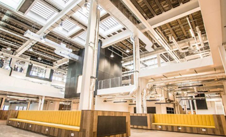 Refurbishment of exiting warehouse into open plan office space for J.P Boden & Co