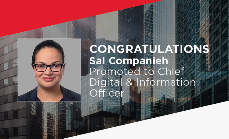 Cushman & Wakefield Promotes Sal Companieh to Chief Digital & Information Officer