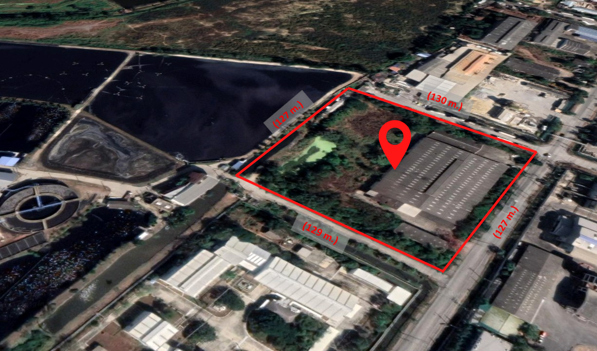 Industrial Land for Sale 10-1-42 Rai (16,568 sqm.) in Bangpoo Industrial Estate