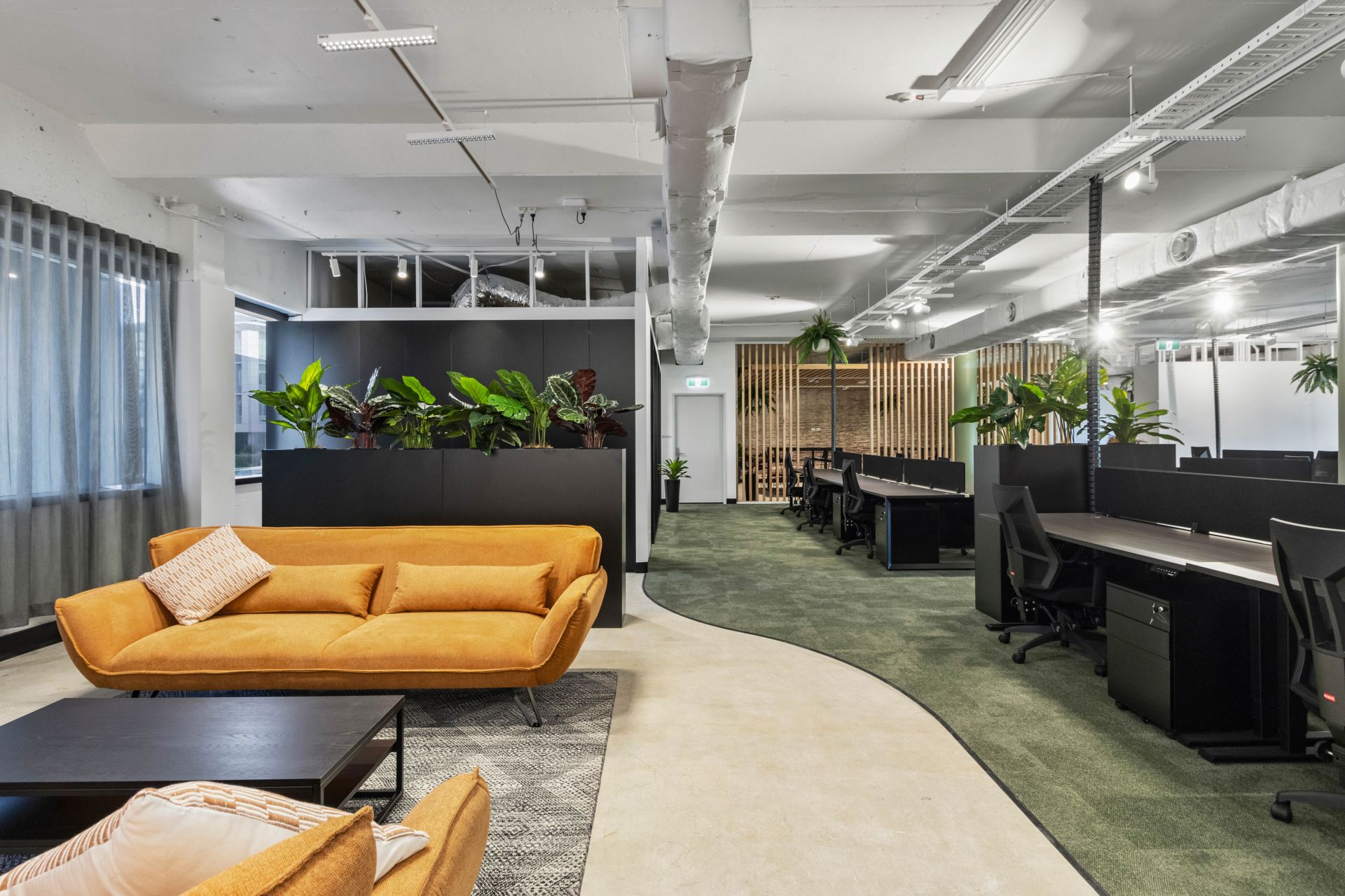 Commercial office with balcony spaces, river, and city views!