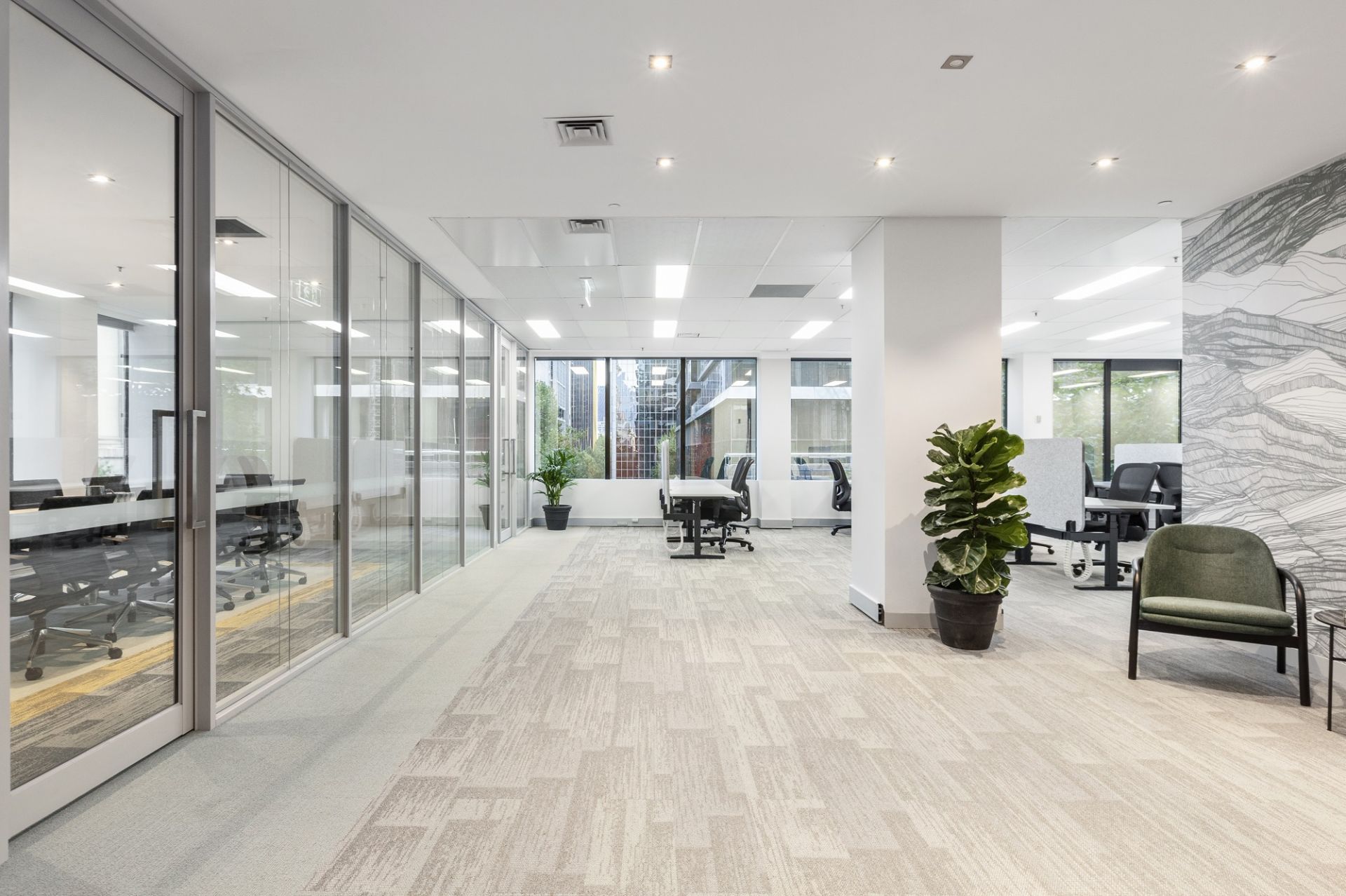 Turn-Key Suite with Excellent Natural Light