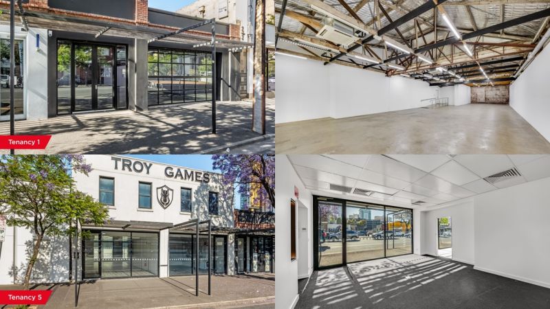 Industrial style office / retail / showroom of 298 sqm* + two level office of 224 sqm*