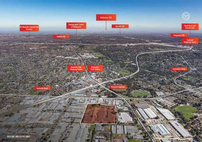 Rare 6 hectare infill landholding with unrivalled future development upside