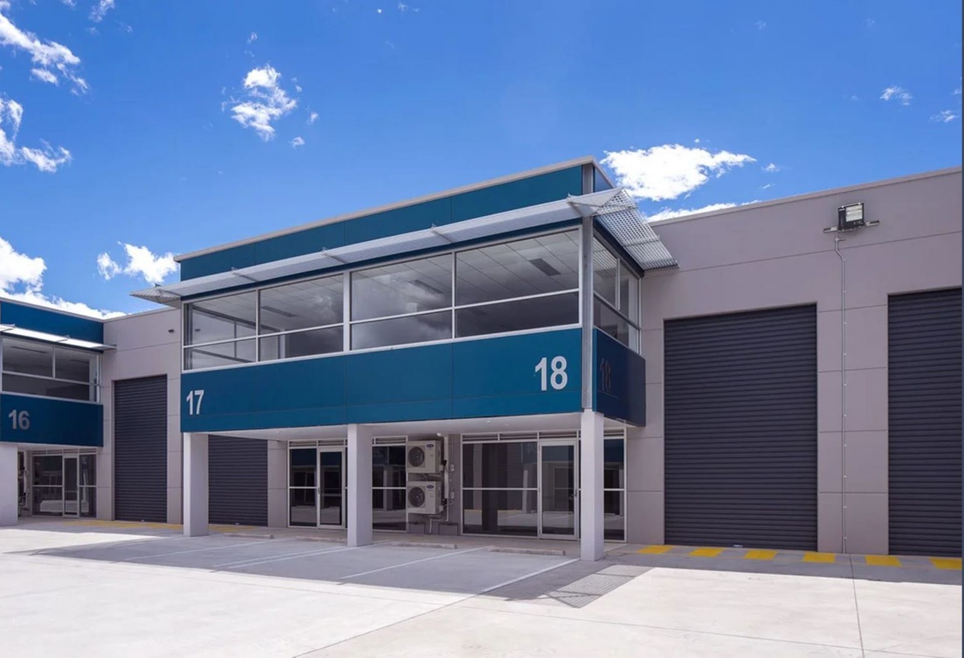 Functional Industrial Unit With Container Access