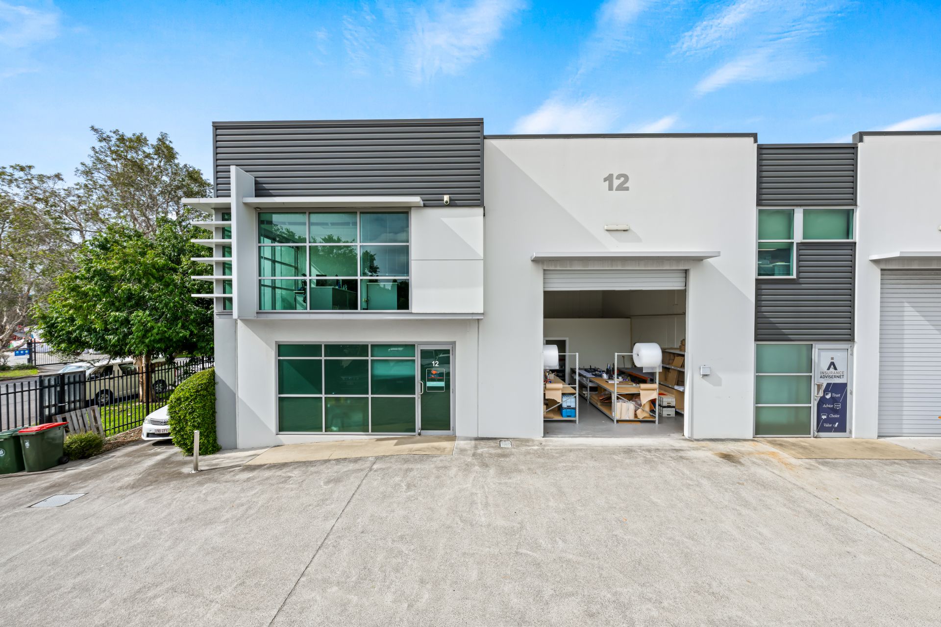 Rare Office/Warehouse unit at the front of complex.