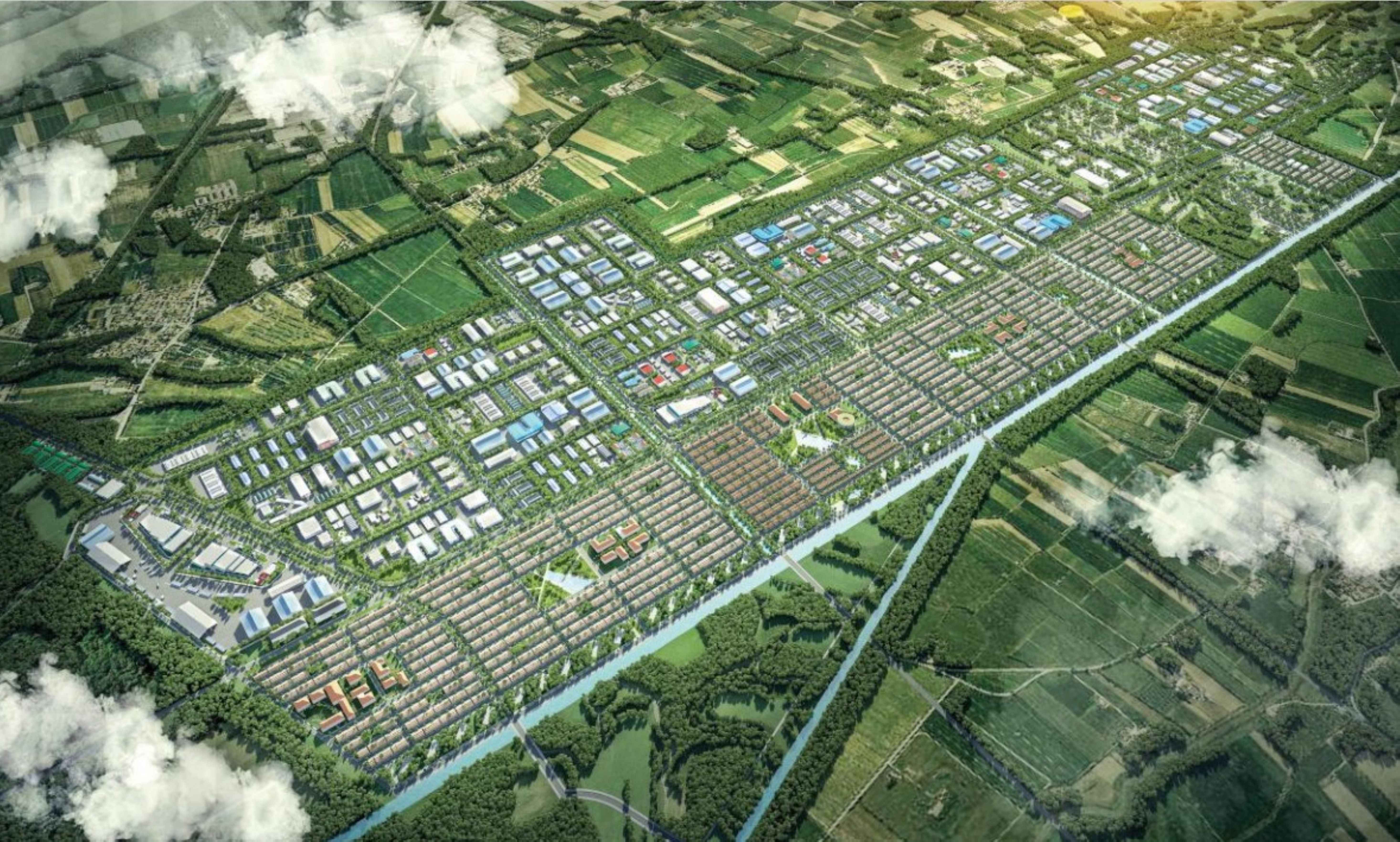 Industrial Land for Lease in Duc Hoa III - SLICO Industrial Park, Long An Province, Vietnam