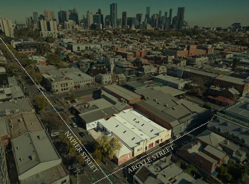 Land rich corner development opportunity with strong holding income