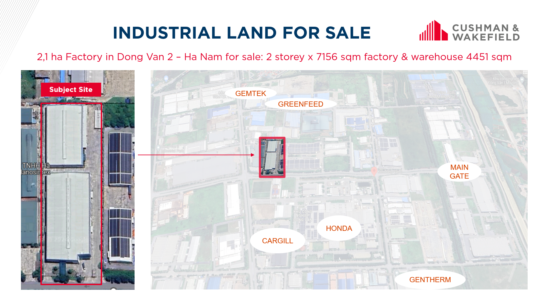 Factory for sale in Ha Nam, Vietnam