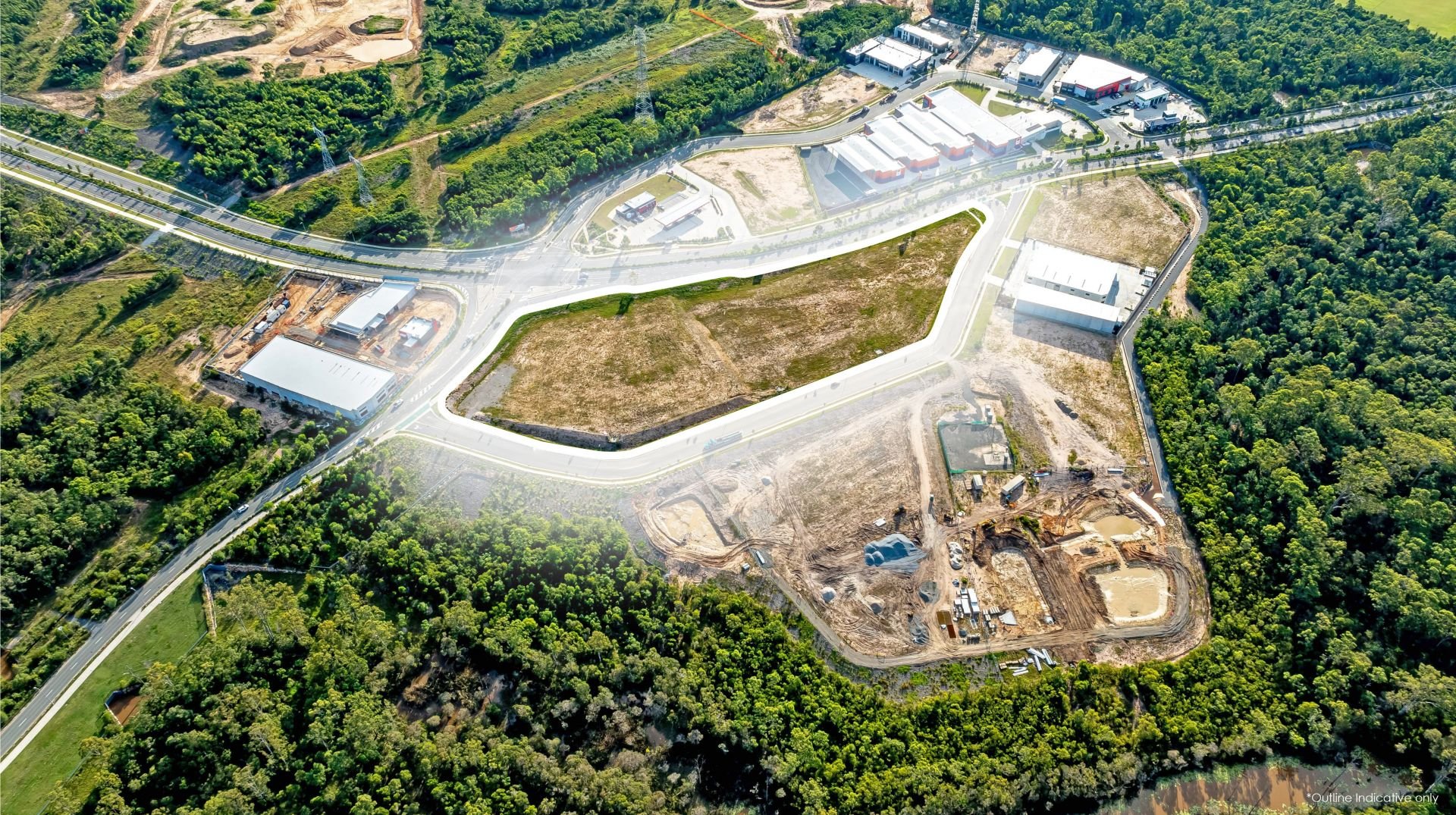 Approved bulky goods and fast food retail centre