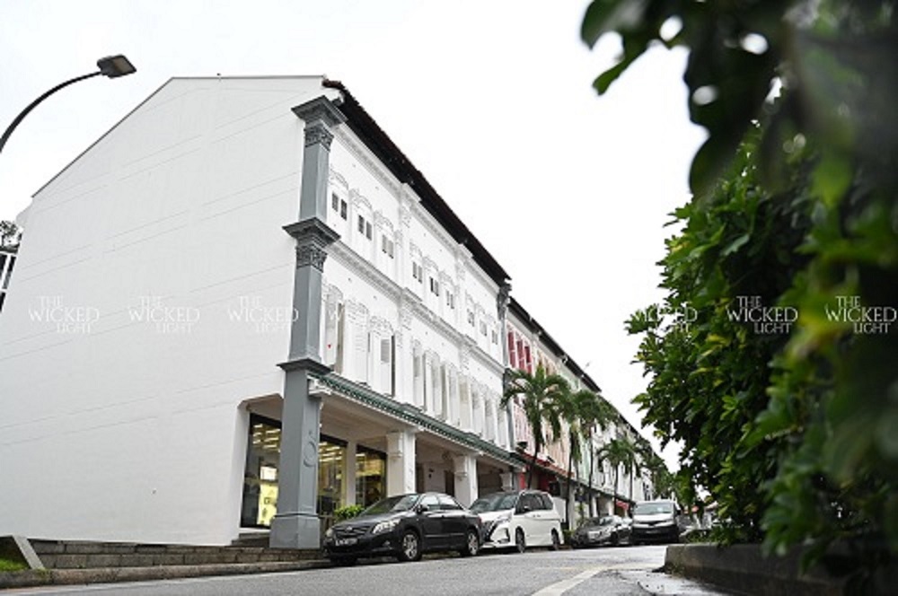 Four Storey Amalgamated Shophouses Along Duxton Road