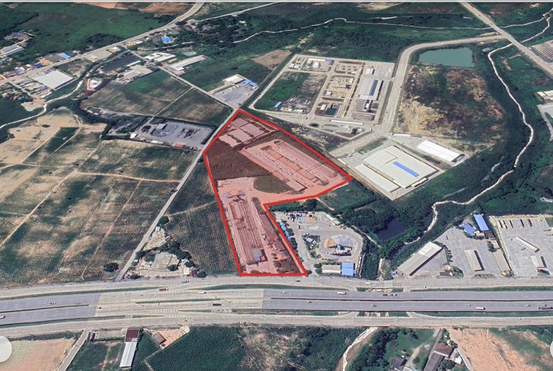 Industrial Land For Sale 30-0-0 Rai at Bo win Road 3009 (Purple Zone) near Laem Chabang Deep Sea Port
