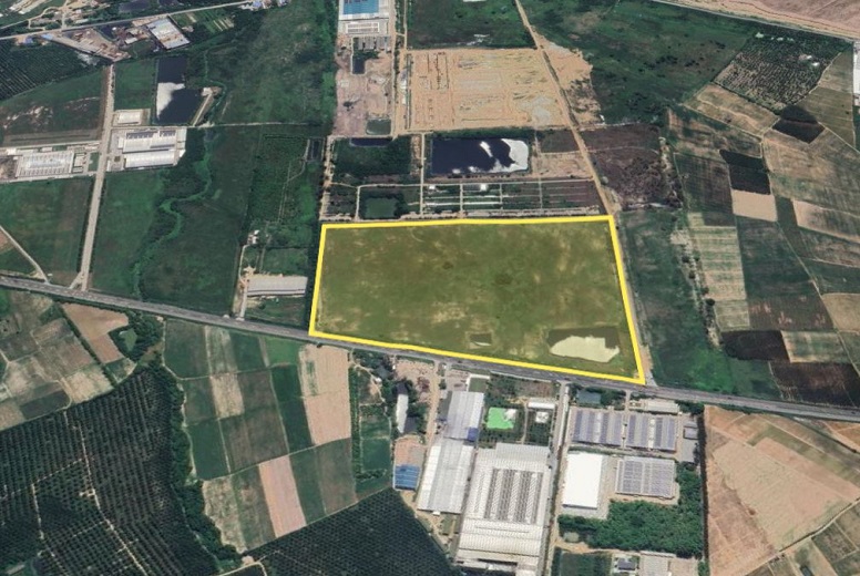 Industrial Land For Sale 187-1-44 Rai at Ban Kao Road 3138 (Purple Zone) near Laem Chabang Deep Sea Port