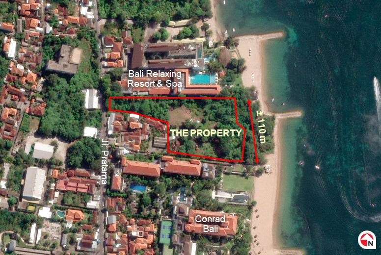 1.5 Ha Beach Front Land at Nusa Dua