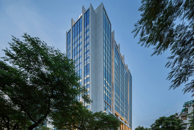 Modern Grade A office building, Techcombank Tower in Hanoi