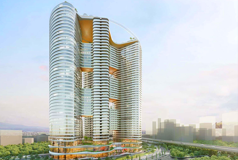Modern office for lease, Grandeur Palace Pham Hung