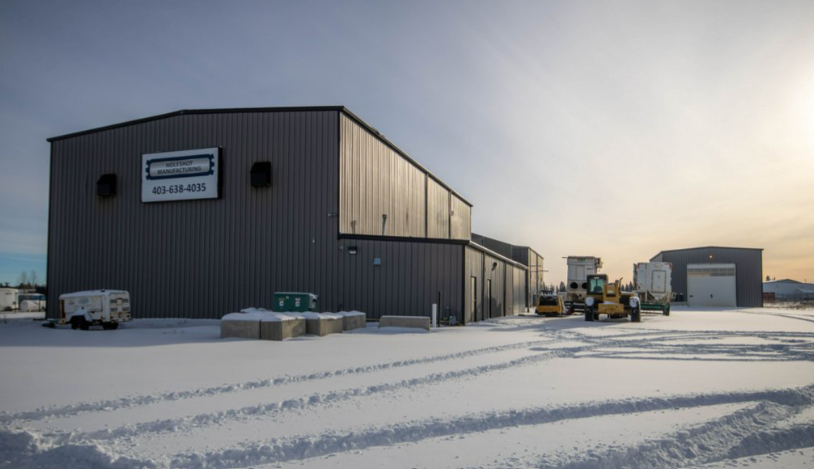 Manufacturing Shop with Offices & Yard – Sundre, Alberta
