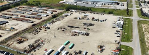 Heavy‑Duty Yard & Fenced Site for Sale/Lease – Acheson, AB