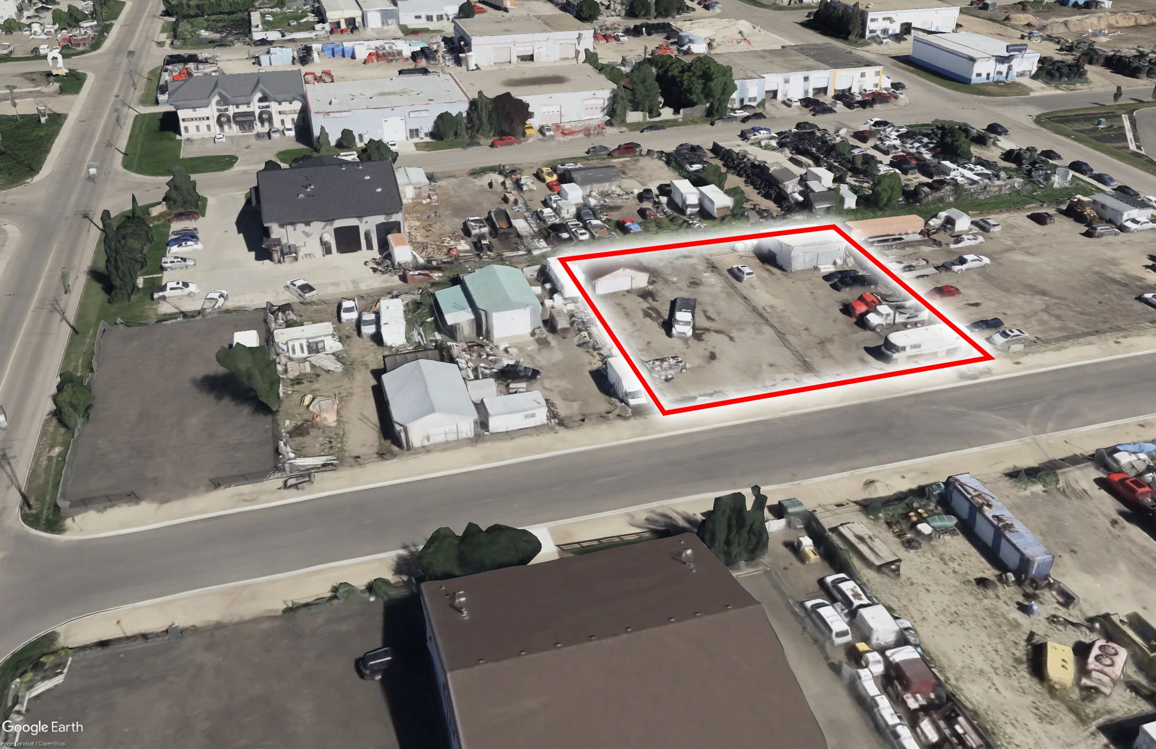 Industrial Yard for Sale 12831 57 Street Edmonton