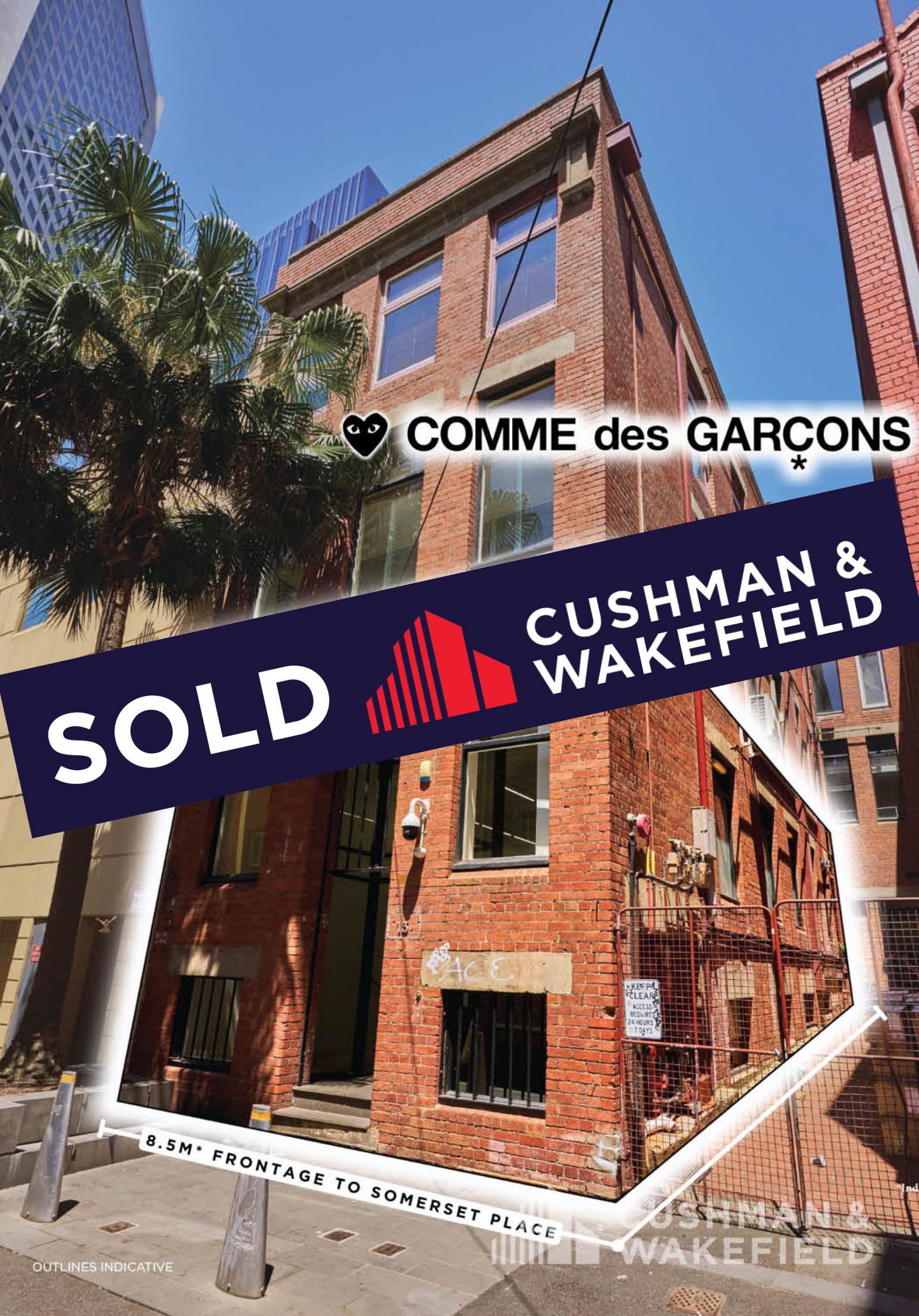 CBD retail investment leased to Comme des Garçons