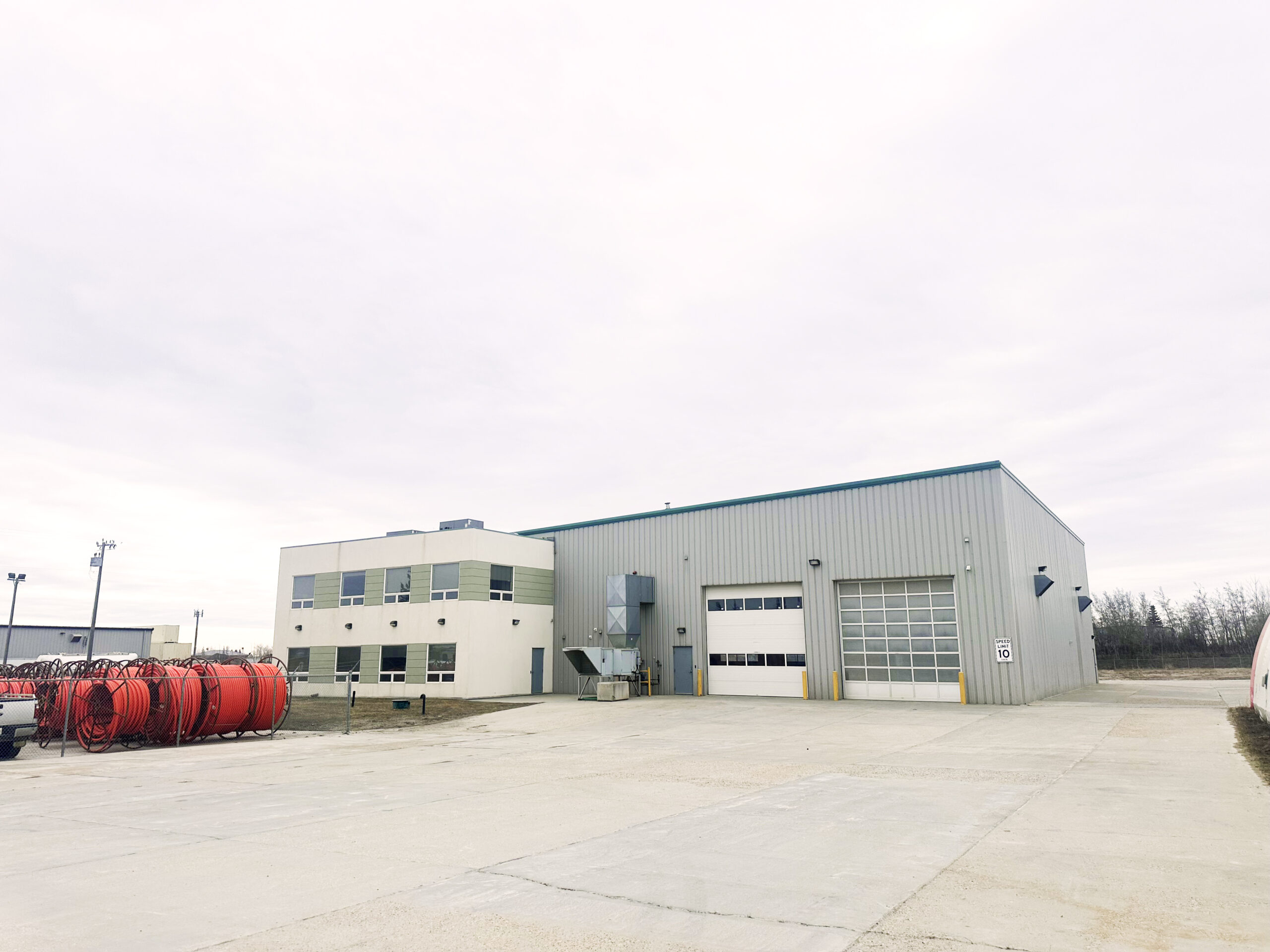 Service Facility with Yard for Sale – High-Exposure Site in Winterburn, Edmonton