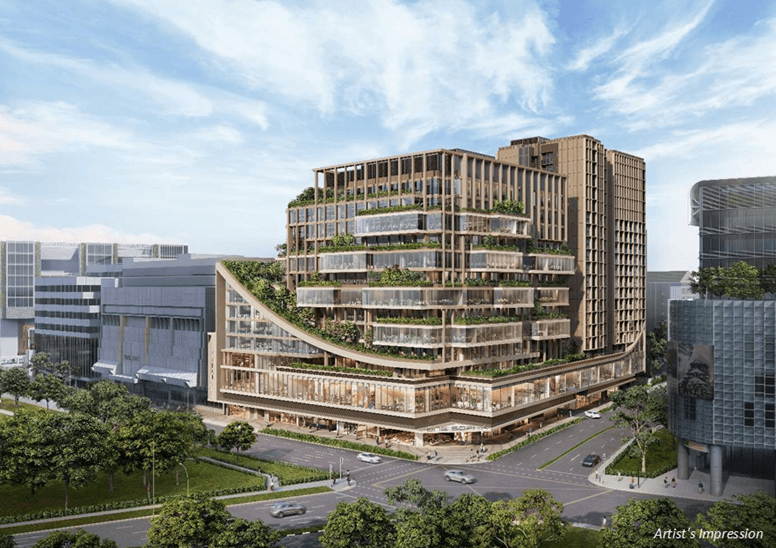 Strata Offices In 13-storey Office Building With Retail Podium In District 9