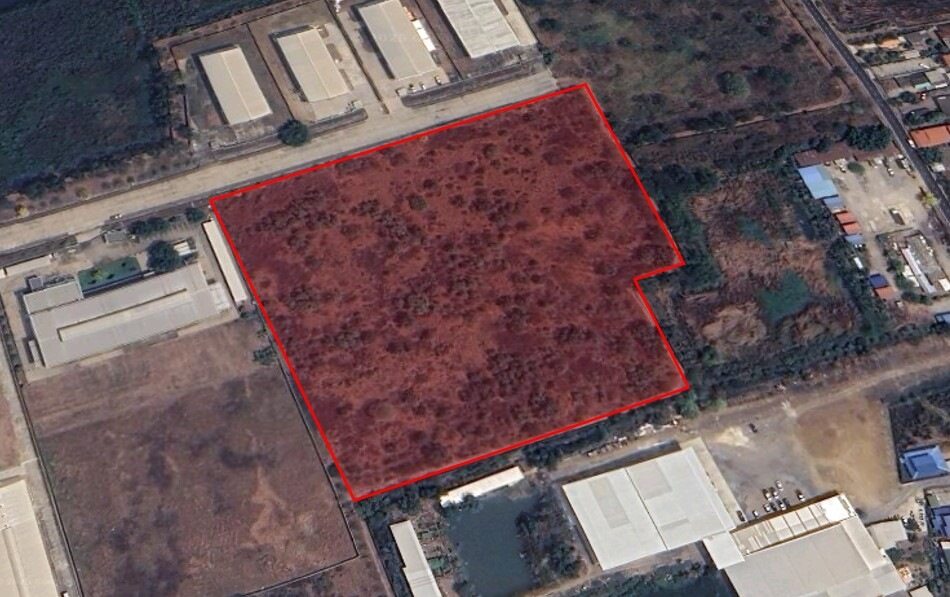 Purple Land for Sale 19.73 Rai (31,568 sqm) in Rojana Industrial Park Ayutthaya