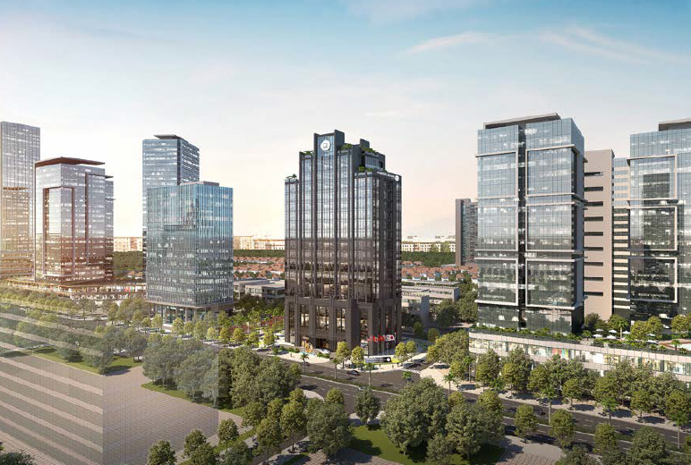 Starlake Tay Ho Tay, Oriental Square | Grade A office in Hanoi