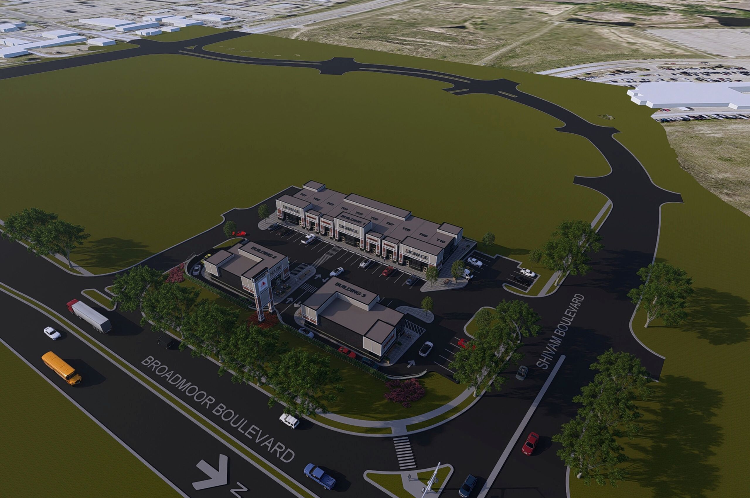 Drive-Thru Retail Buildings for Lease – Shivam Landing, Sherwood Park