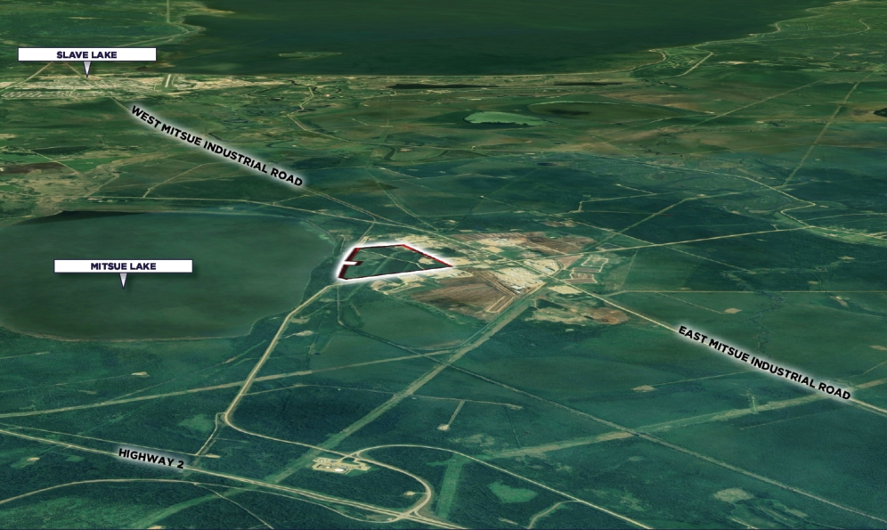 Industrial Land for Sale or Lease Mitsue Industrial Park Alberta