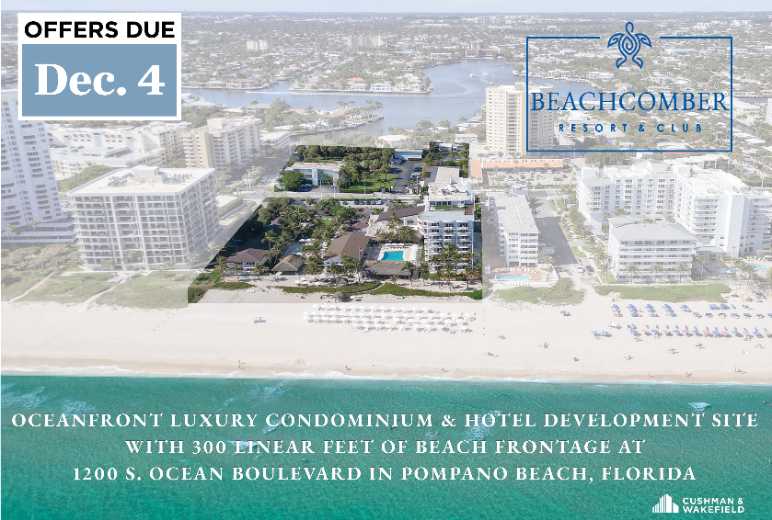 Oceanfront Luxury Condominium Development Site in Pompano Beach, Florida