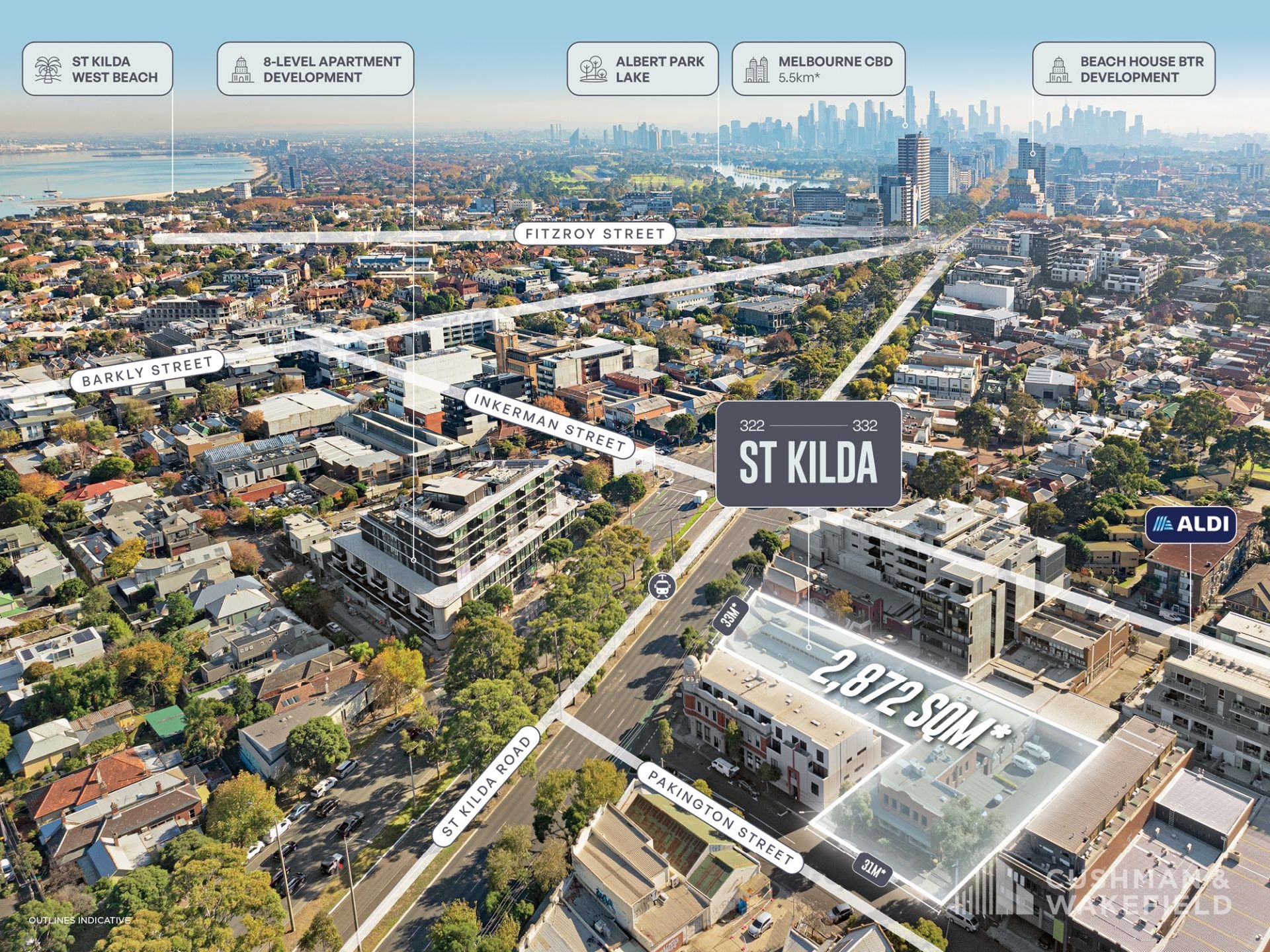 Only $3,500/sqm for City Fringe C1Z/MUZ Land - High Exposure Showroom, HQ, & Medical Campus