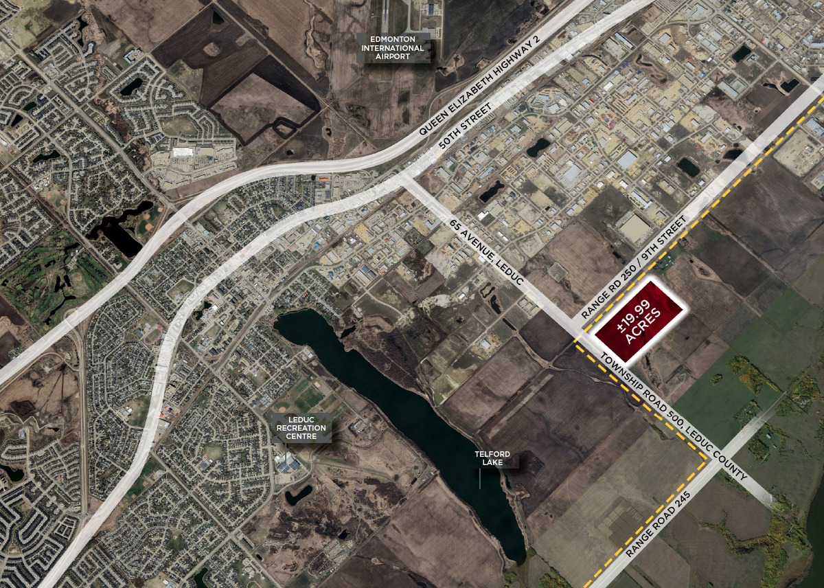 19.99 Acres Transition Land – Bordering Leduc City Limits