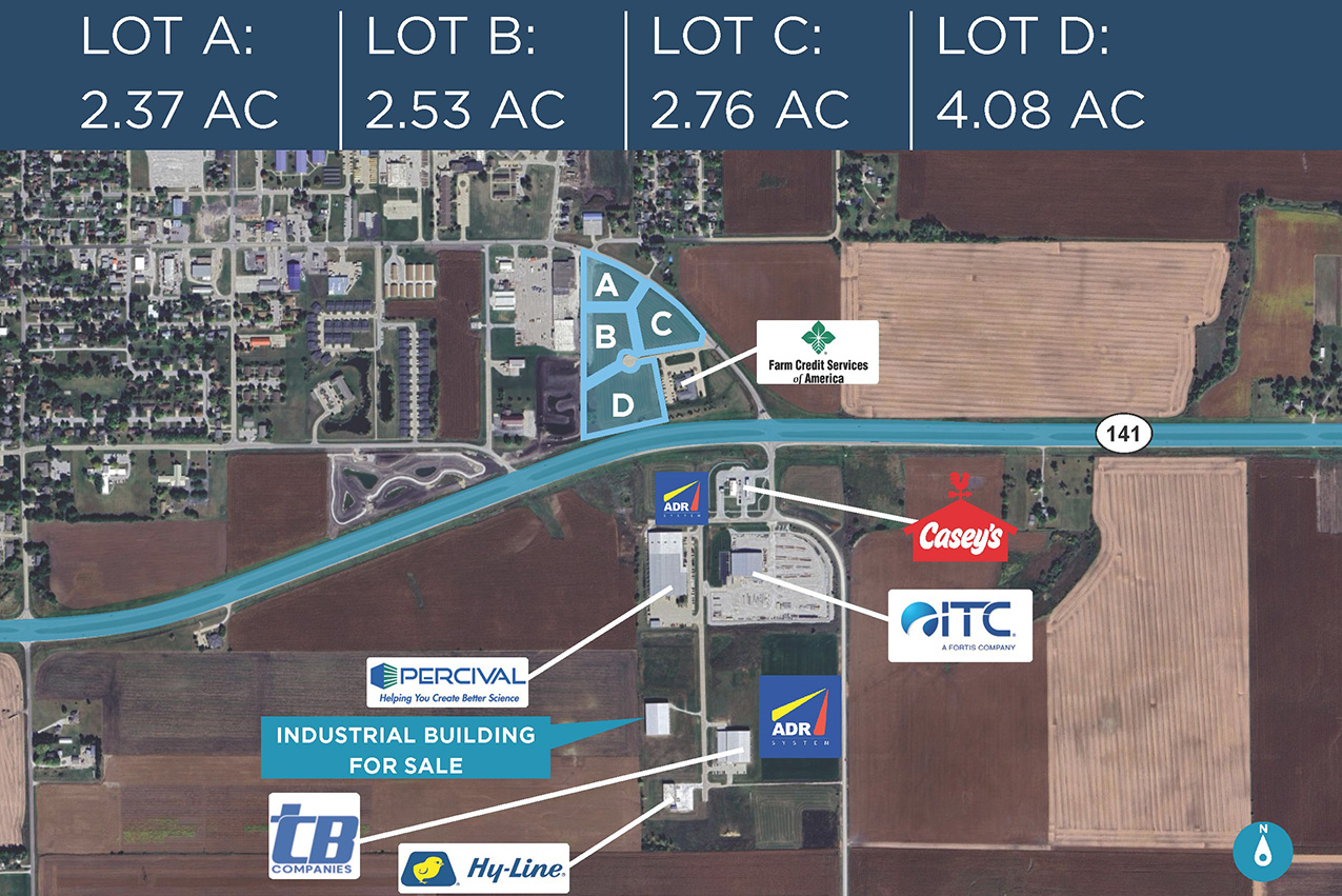 Perry Industrial Park | Commercial Land For Sale | Perry, IA