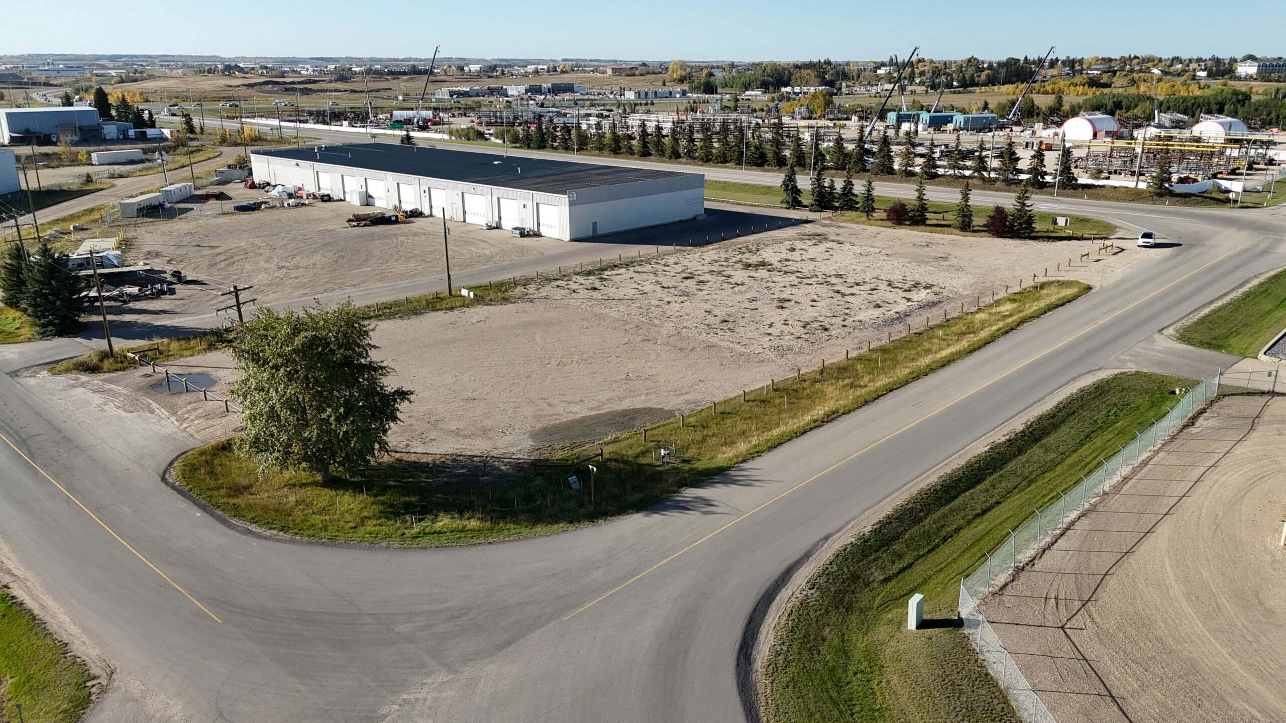 1.32 Acres For Sale on Hwy 597, Blackfalds