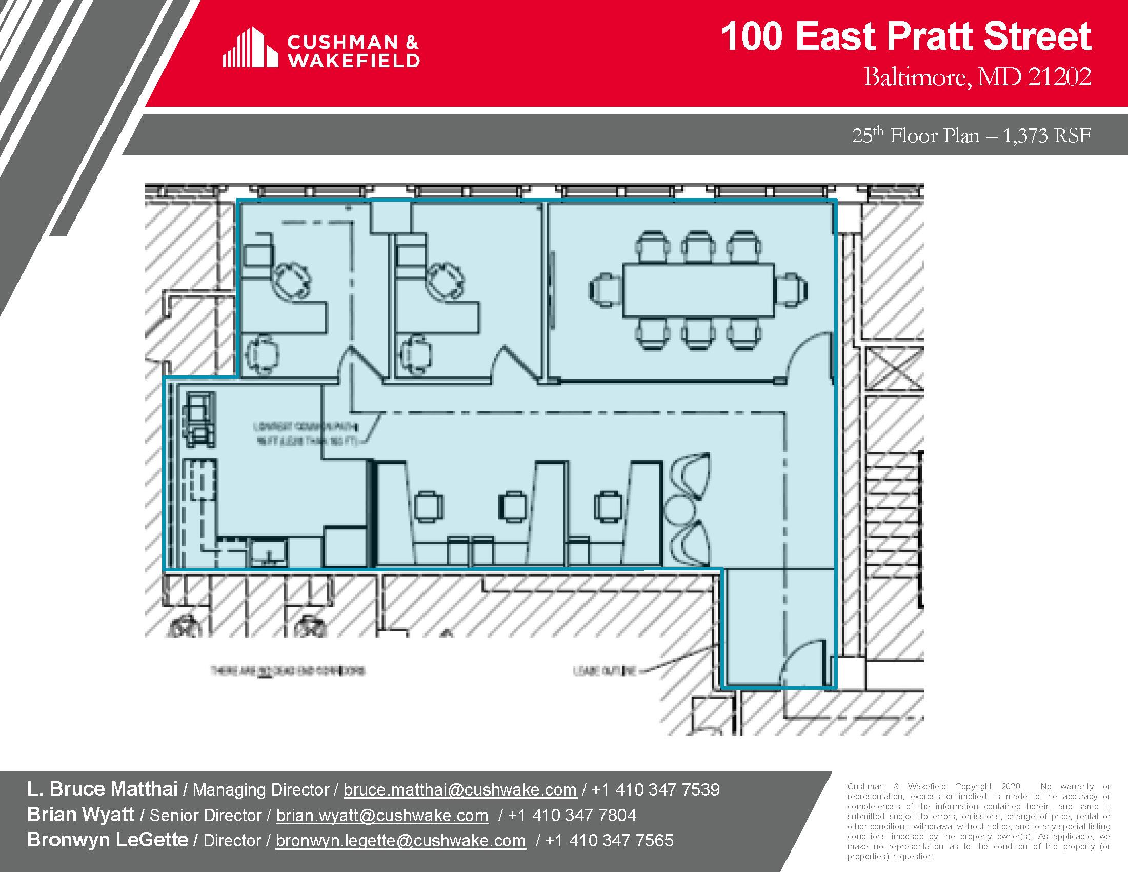 100 E Pratt St