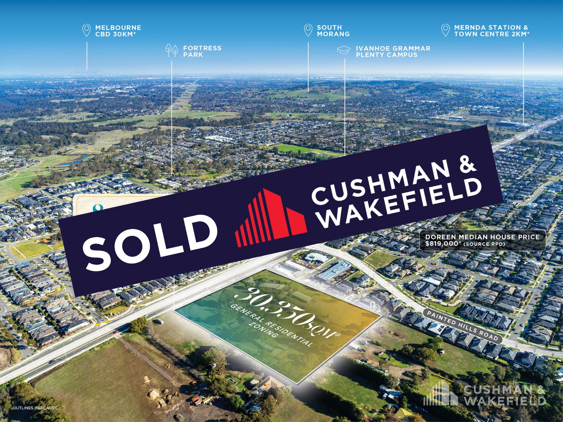 The Developers Dream in Doreen – Rare In-Fill General Residential Zoned Development Site