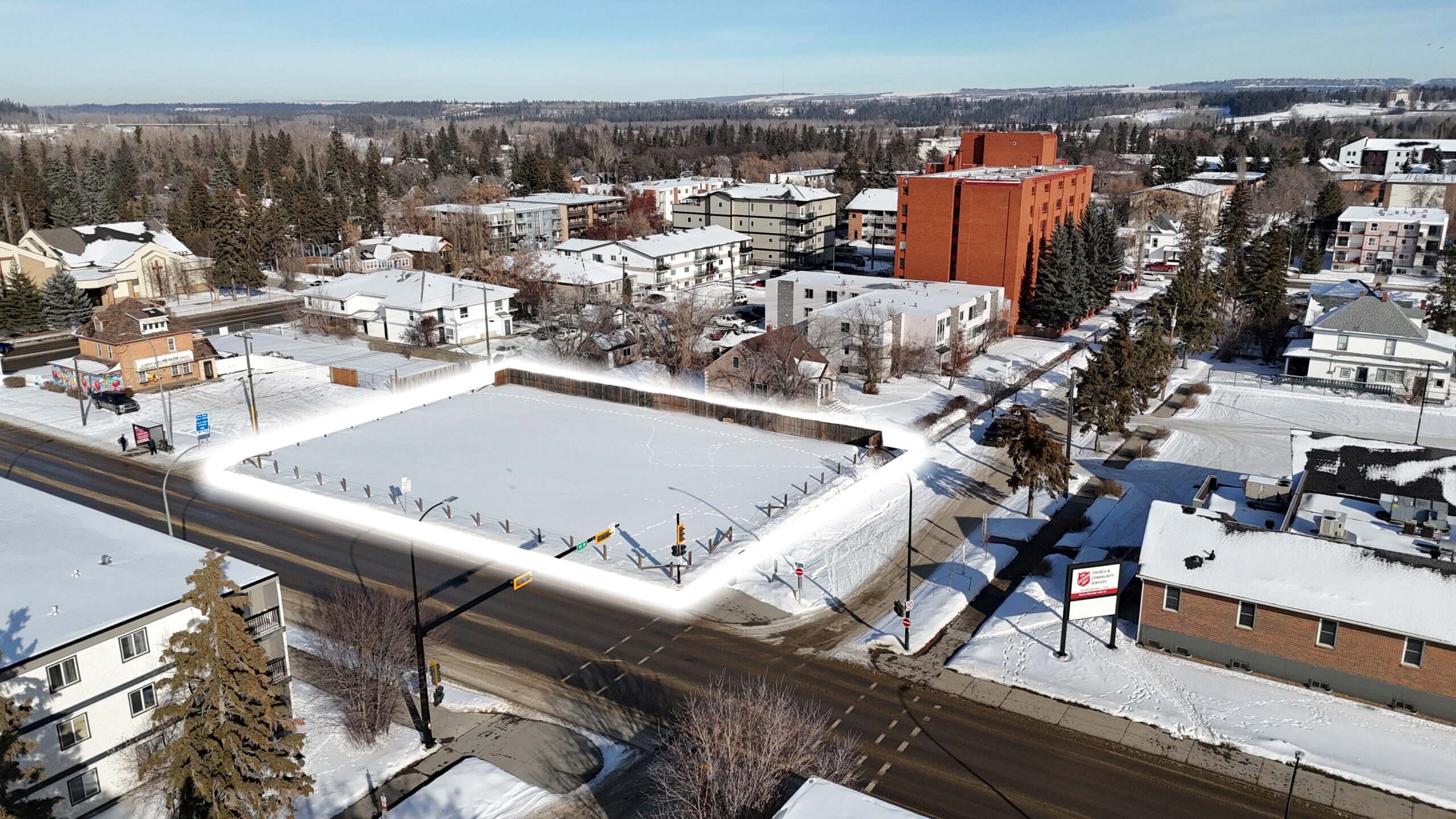 Corner Infill Site – Downtown Red Deer Development Land