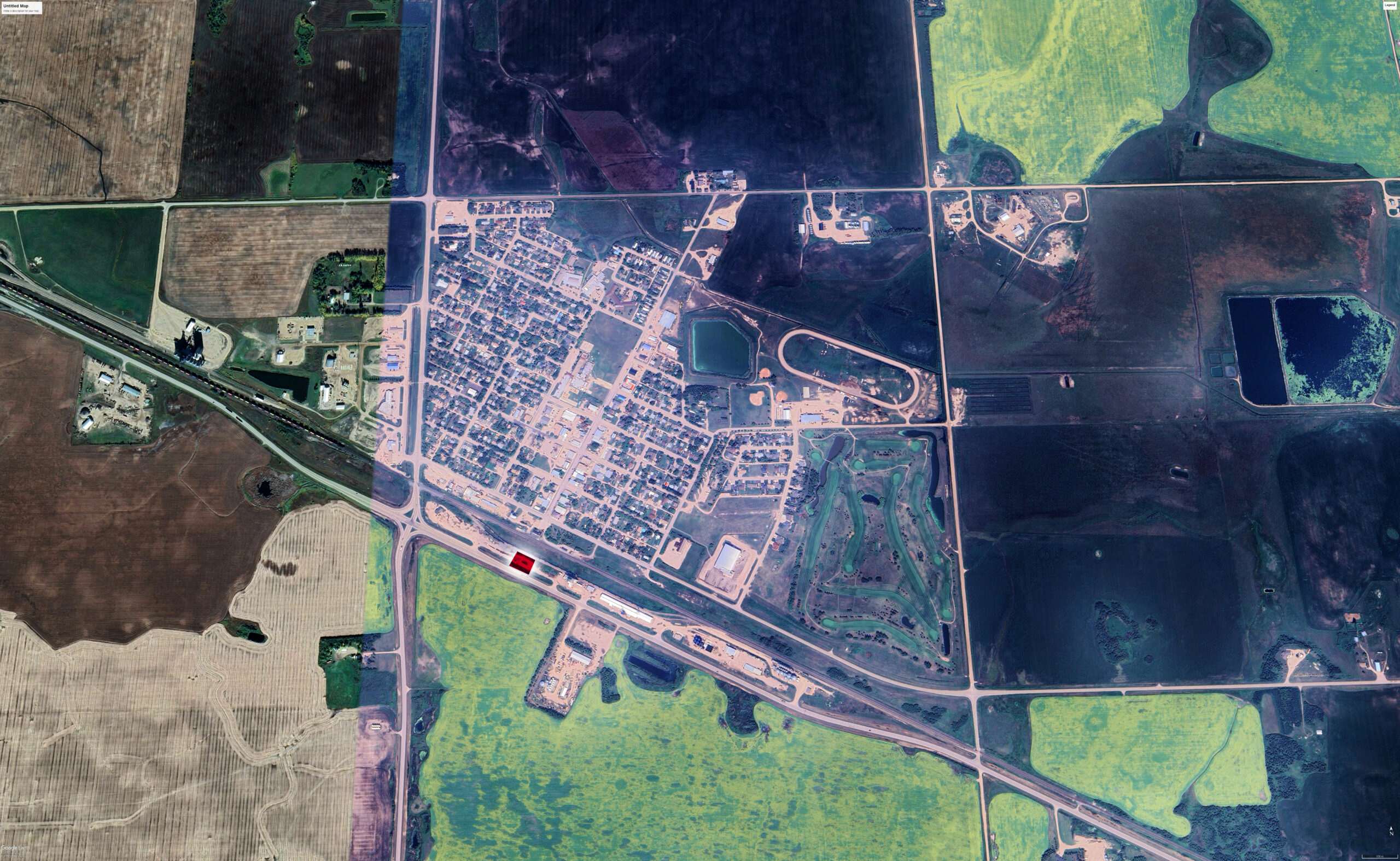 0.96‑Acre Brownfield Development Land for Sale – Viking, AB – CN‑Side Site