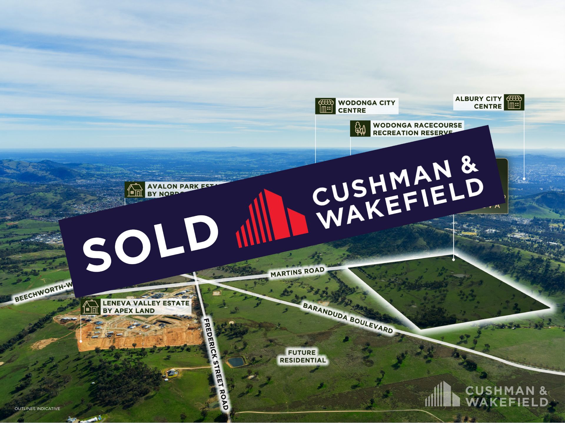 Receivership Sale – PSP Approved Broad Hectare Residential Site within the Albury-Wodonga Region