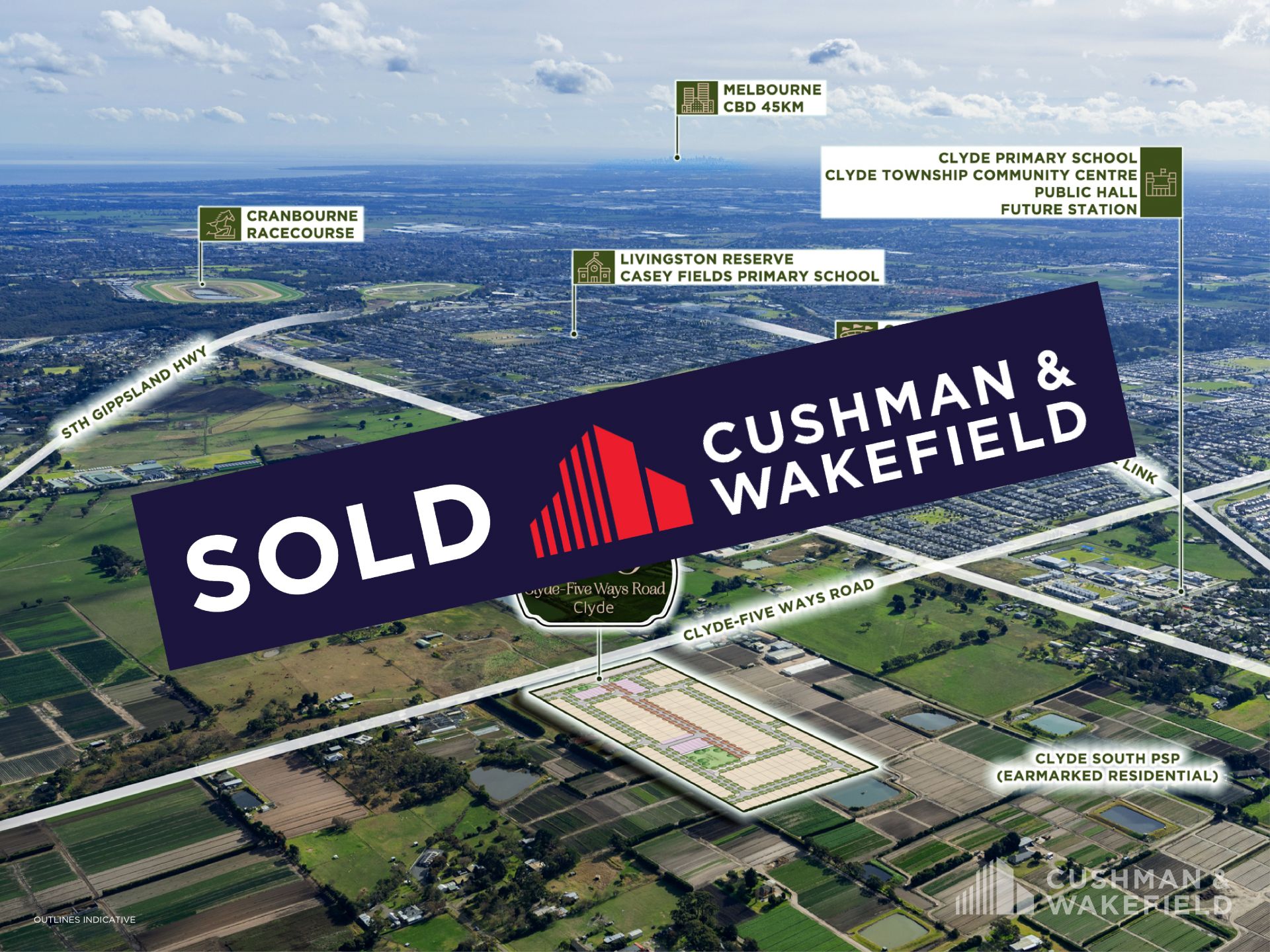 Prized Future Development Site Within Highly Anticipated Clyde South PSP