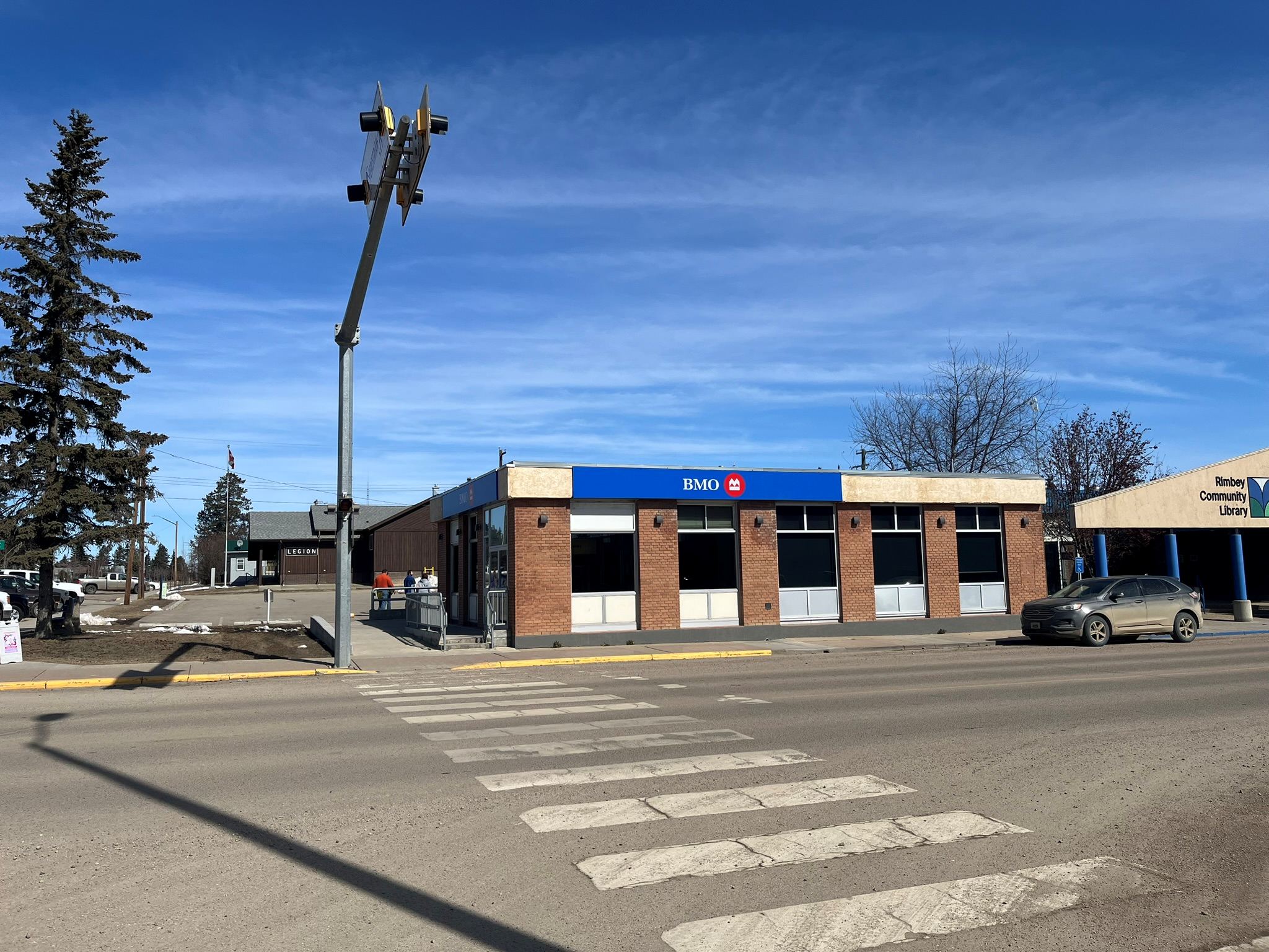 Rimbey Commercial Building for Sale – Corner Site with Parking