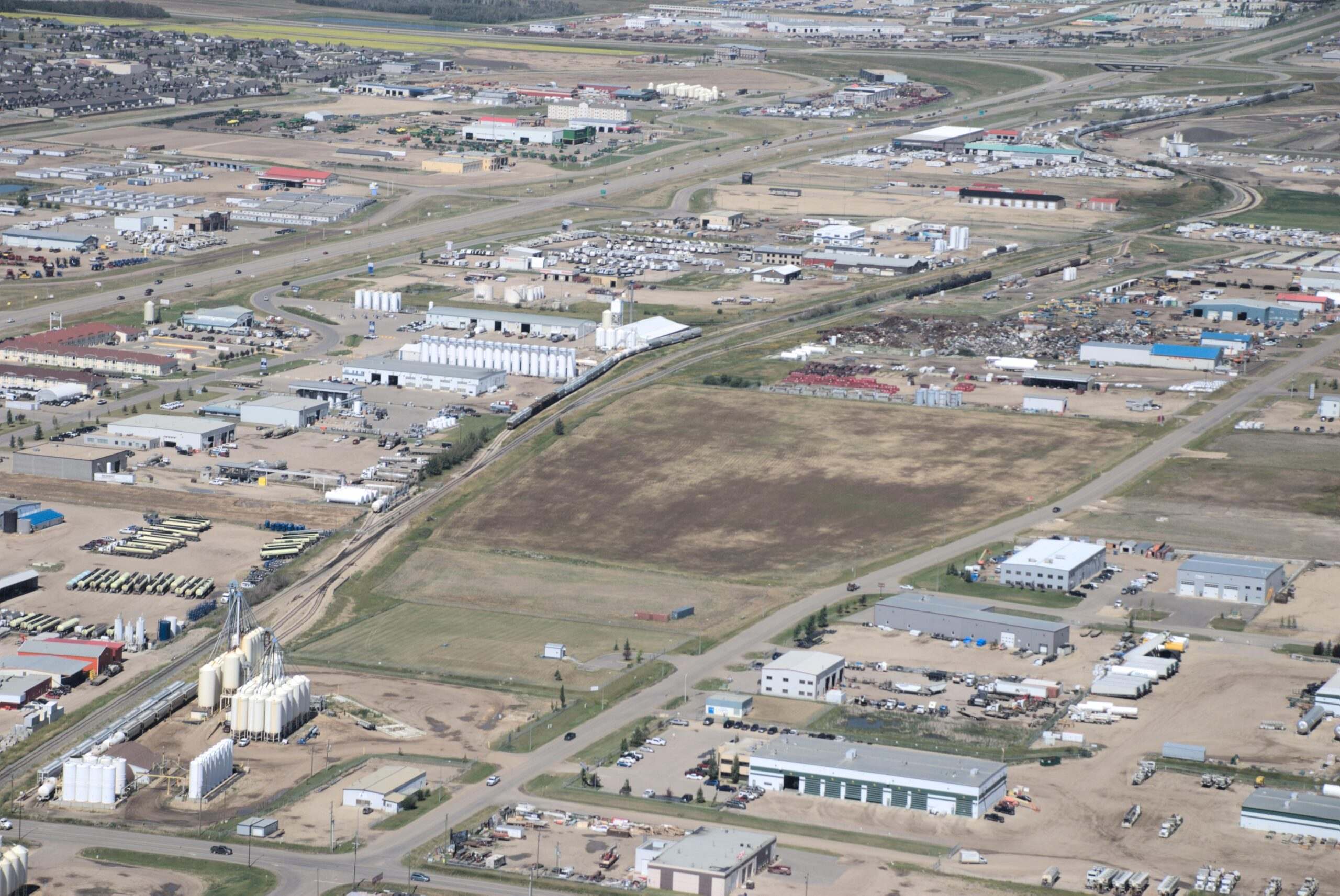 Grande Prairie Industrial Land for Sale | 20.63 Acres with Rail Access