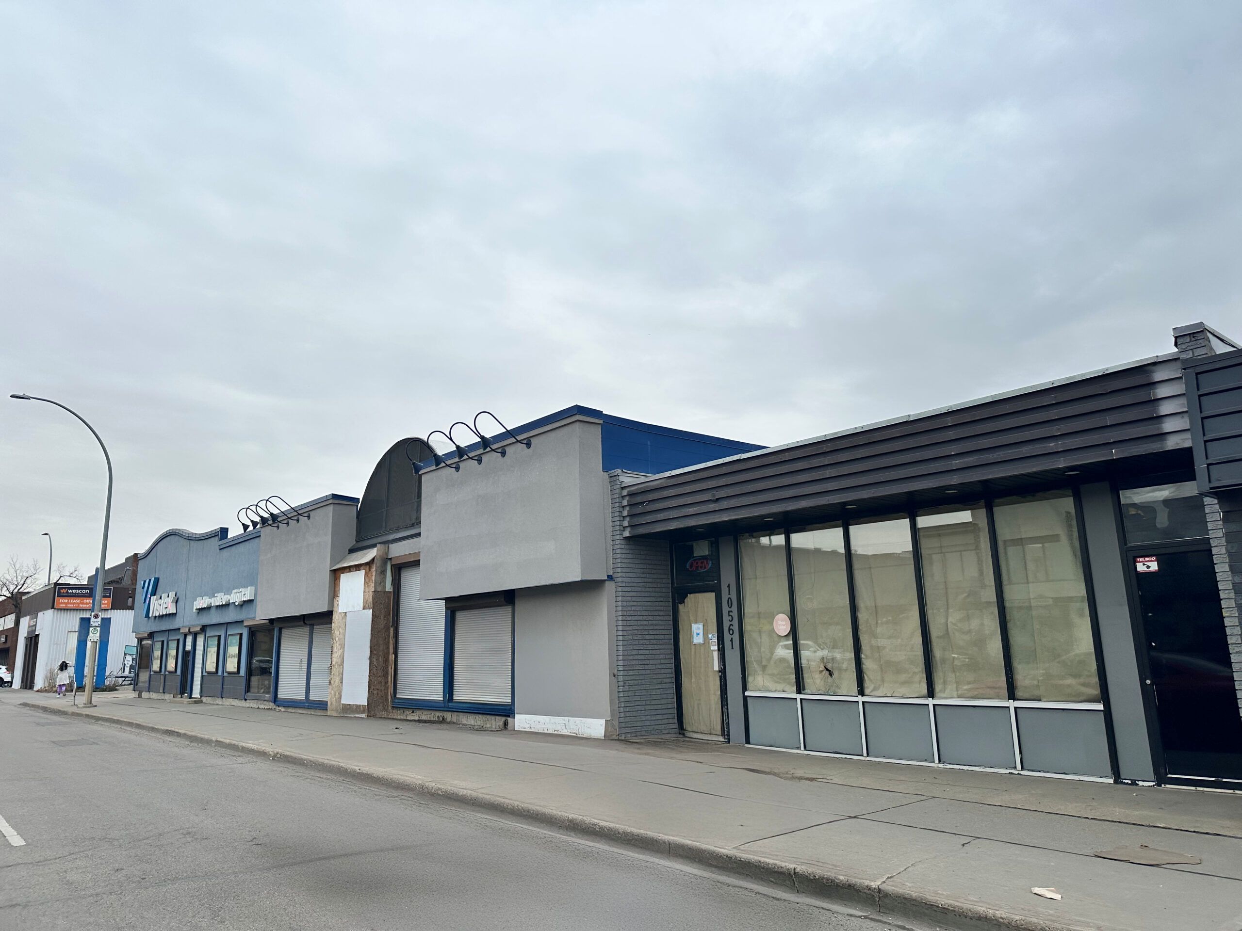 109 Street Retail and Medical Space for Lease Edmonton Vistek Building