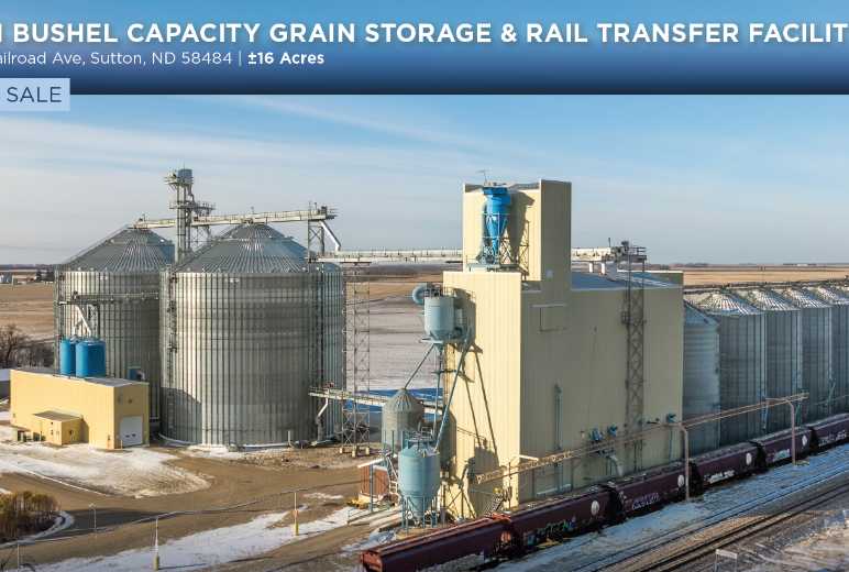 1.9 M Bushel Capacity Grain Storage & Rail Transfer Facility