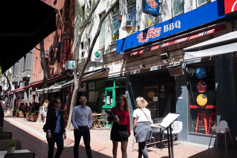 Popular Melbourne CBD Retail Laneway