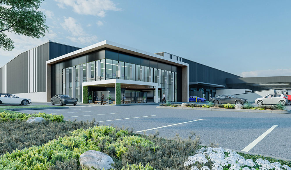 80000m2 LEED Gold Design Warehouse For Lease